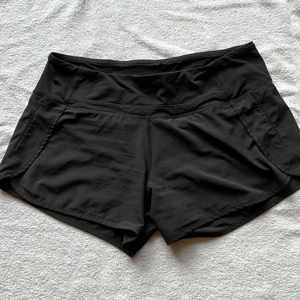 Lululemon shorts black size 8/ 4”